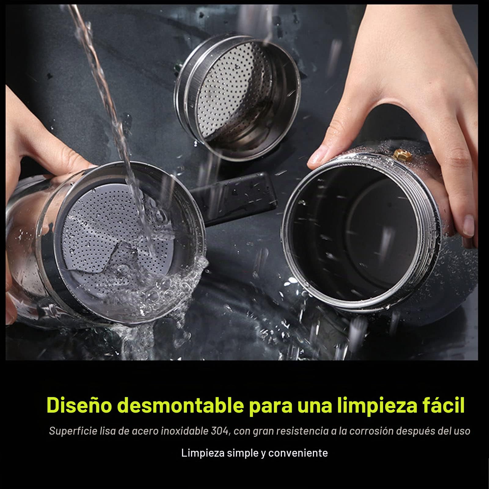 Olla Moka De Acero Inoxidable, Cafetera Italiana Clásica Para 4 Tazas, Cafetera Exprés Con Tapa De Cristal, Cafetera Percoladora