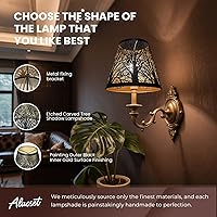 Vista 2 de Juego de pantallas de lámpara pequeñas de 2 ALUCSET, pantallas de candelabro mini de 3" X 6" X 5", pantalla de campana, pantalla de lámpara con clip