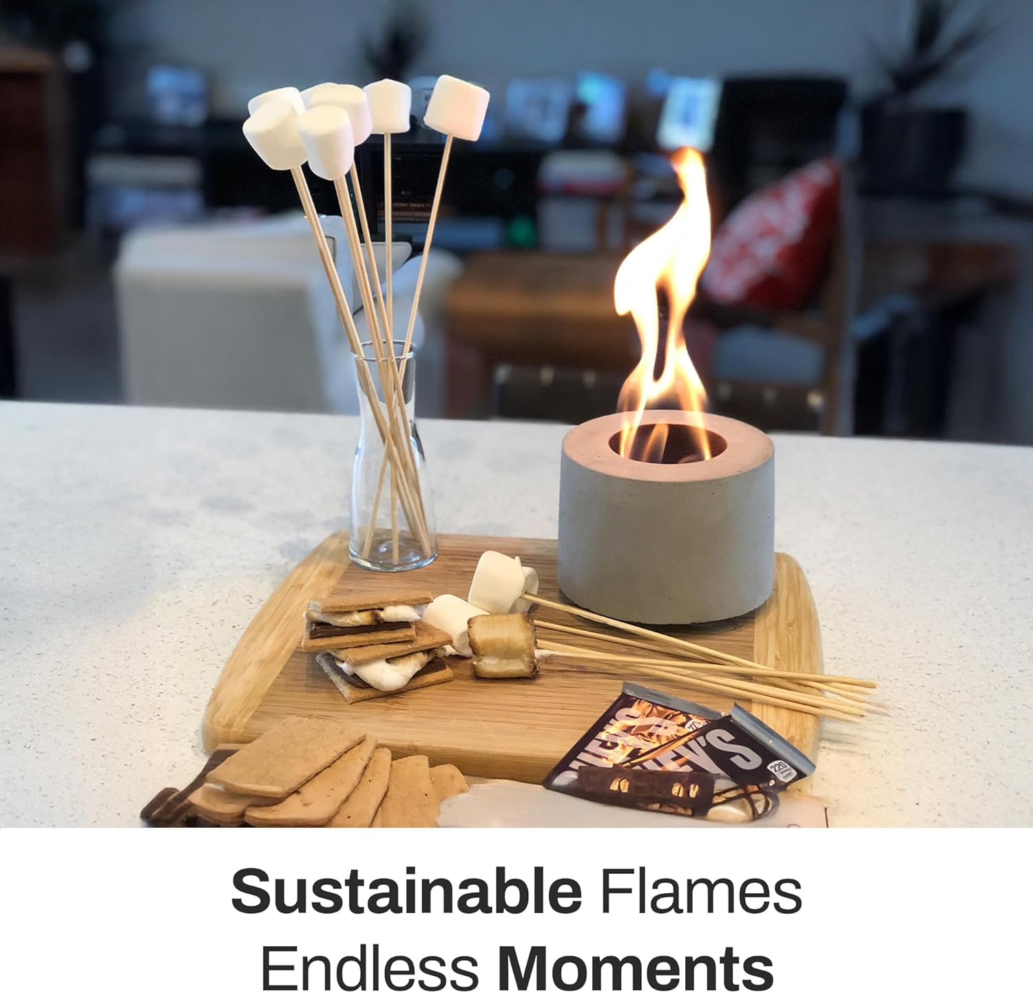 SMART FUEL ETHANOL 6 x 1 Liter - High Purity Ethanol 1 Liter - Bioethanol Fuel for fireplaces, Stoves and Burners. Denatured Alcohol (1.06 Quart) Clean Burning, Sustainable Fuel