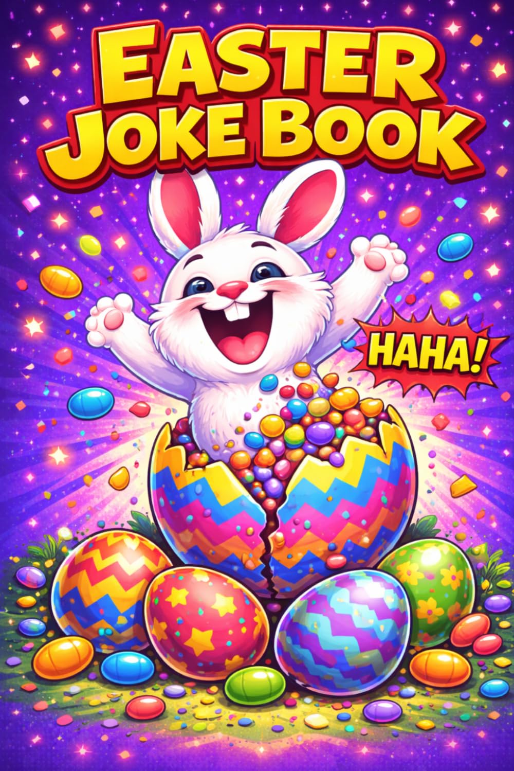 Easter Basket Stuffers: Easter Joke Book: Funny Riddles, Clever Puns and Hilarious One-Liners for Kids, Teens and Adults: A Perfect Easter Gift for Boys and Girls