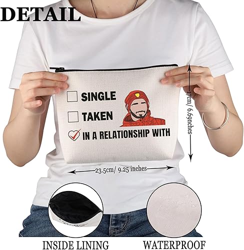 Miniatura 2 de PWHAOO Bolsa de maquillaje inspirada en las carreras de coches, bolsa de maquillaje para fanáticos, bolsa de cosméticos para carreras, fandom merch,