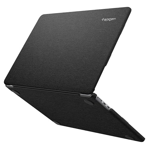 Spigen Urban Fit for MacBook Air 13 inch Case with the New M4 (2025) and M3/M2 (2024/2022) Premium Scratch Resistant Hard Shell Case - Black
