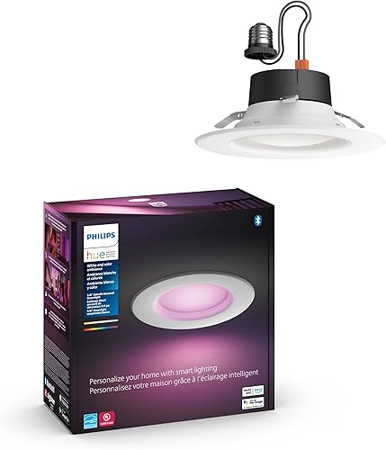 Miniatura 5 de Philips Hue Downlights LED inteligentes de ambiente blanco y color (paquete de 4) Downlight LED inteligente blanco y color ambiental (1 unidad)