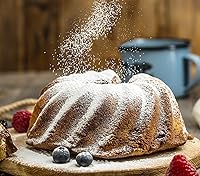 Vista 8 de Tosnail Molde para tartas estriado antiadherente de 9 pulgadas, molde redondo para tartas especiales y novedosas