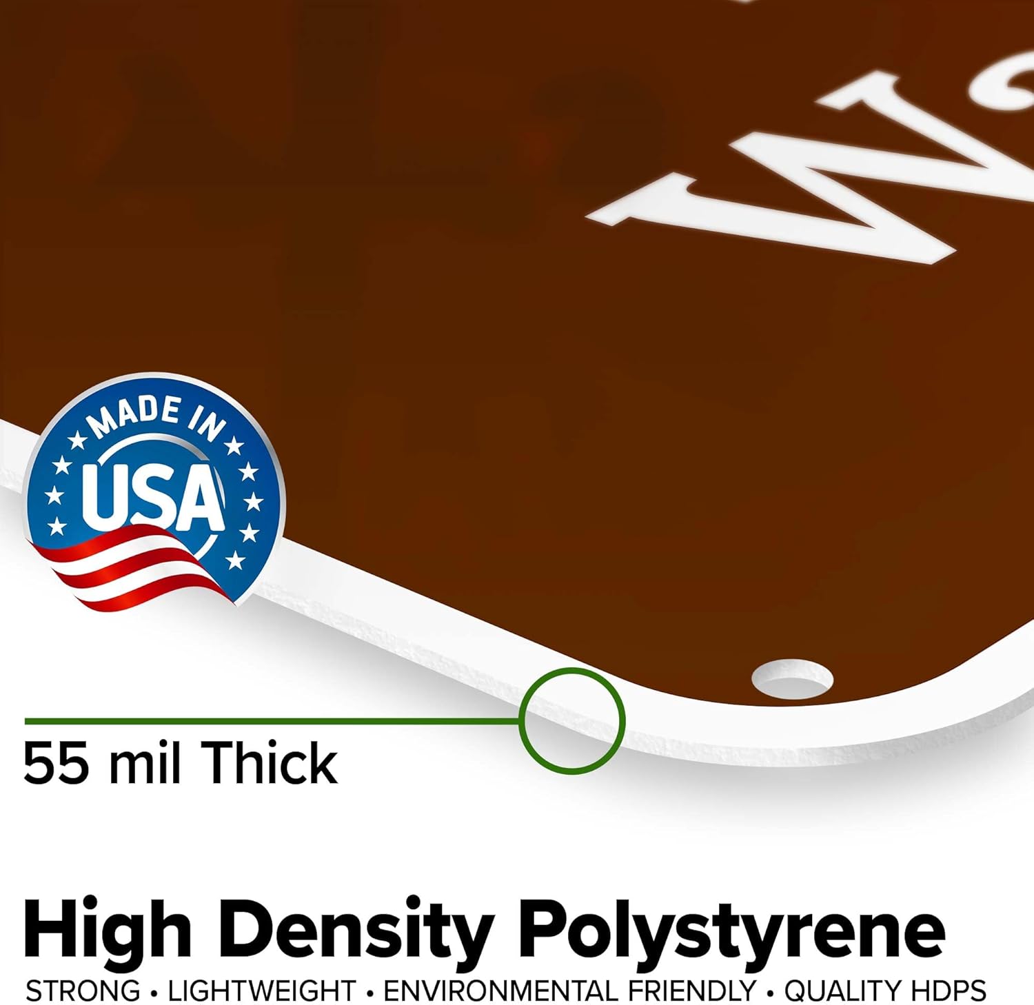 No Wading Sign, 18x24 Inches, 55 mil thick HDPS (high density polystyrene), Made in USA by My Sign Center