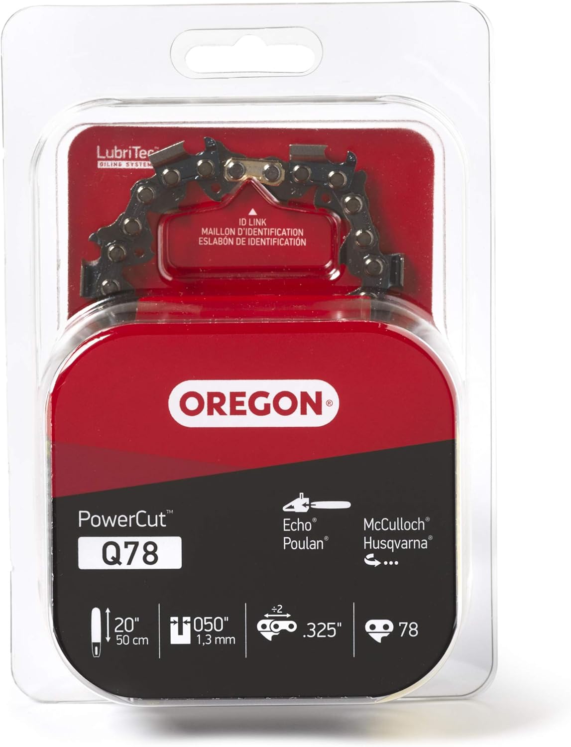 Oregon X-Grind Chainsaw Chain - 0.325in. x 0.050in. fits 20in. Bar, Model Number Q78/20LPX078G