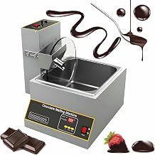 Chocolate Wheel Mixer Maker w/Melting Furnace,Chocolate Coating Moulding Melting Mixer,Adjustable Speed 35-55RPM/min,Evenly Melts Pouring&Tempering