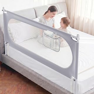 Rausfallschutz Bett 200cm×70cm – Bettgitter Stabiles U-förmiges