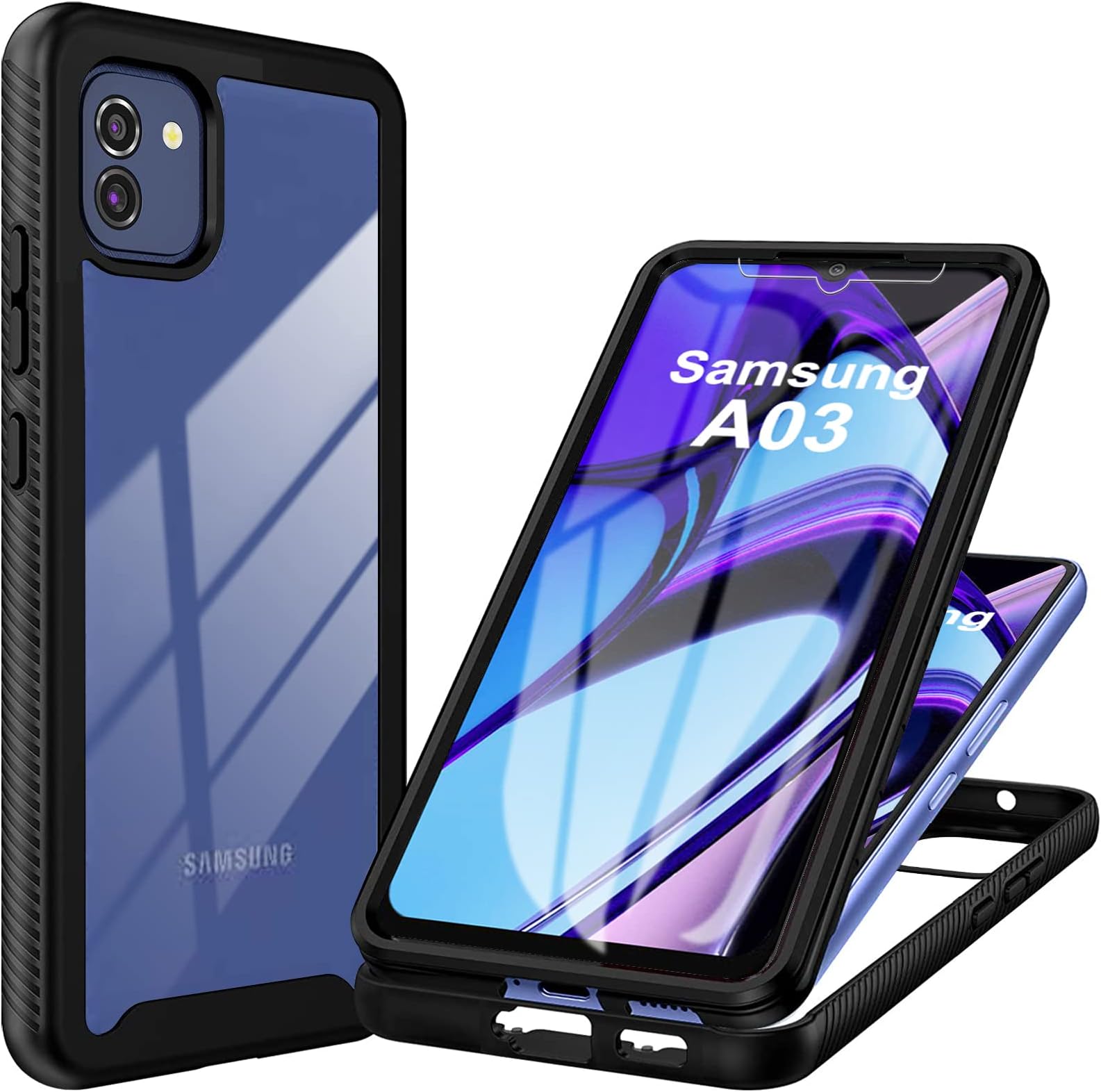 Coque De Protection Intégrale Pour Honor 400 Pro 5G - Housse Antichoc Avec Protecteur écran Et Caméra, Transparente Violette