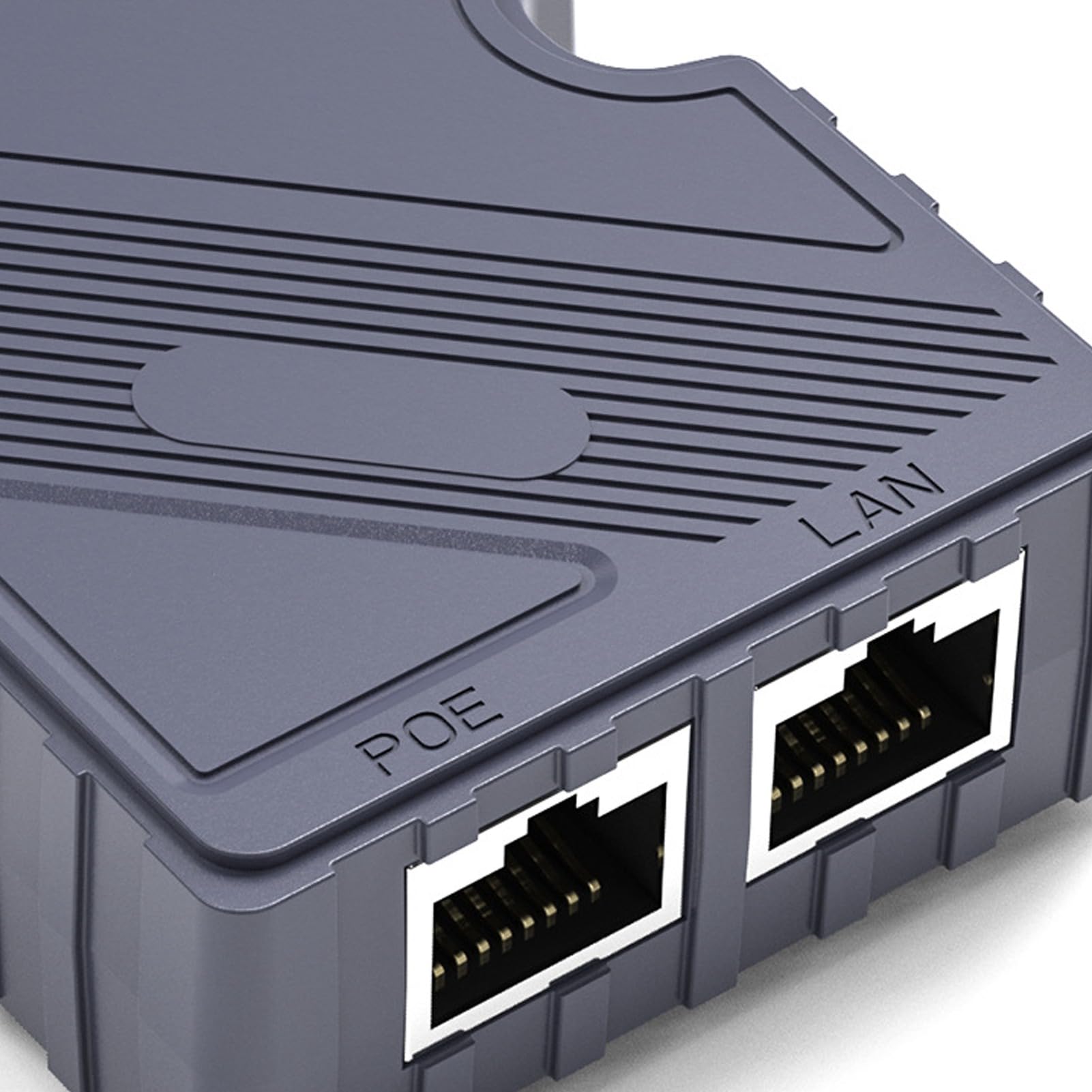 Iniettore PoE per Internet Kit Satellite, 48‑57V 3A GigE Passivo ABS Protezione Sovratensioni ESD 150W con LAN, con velocità di Rete 10, 100, 1000 Mb/s.