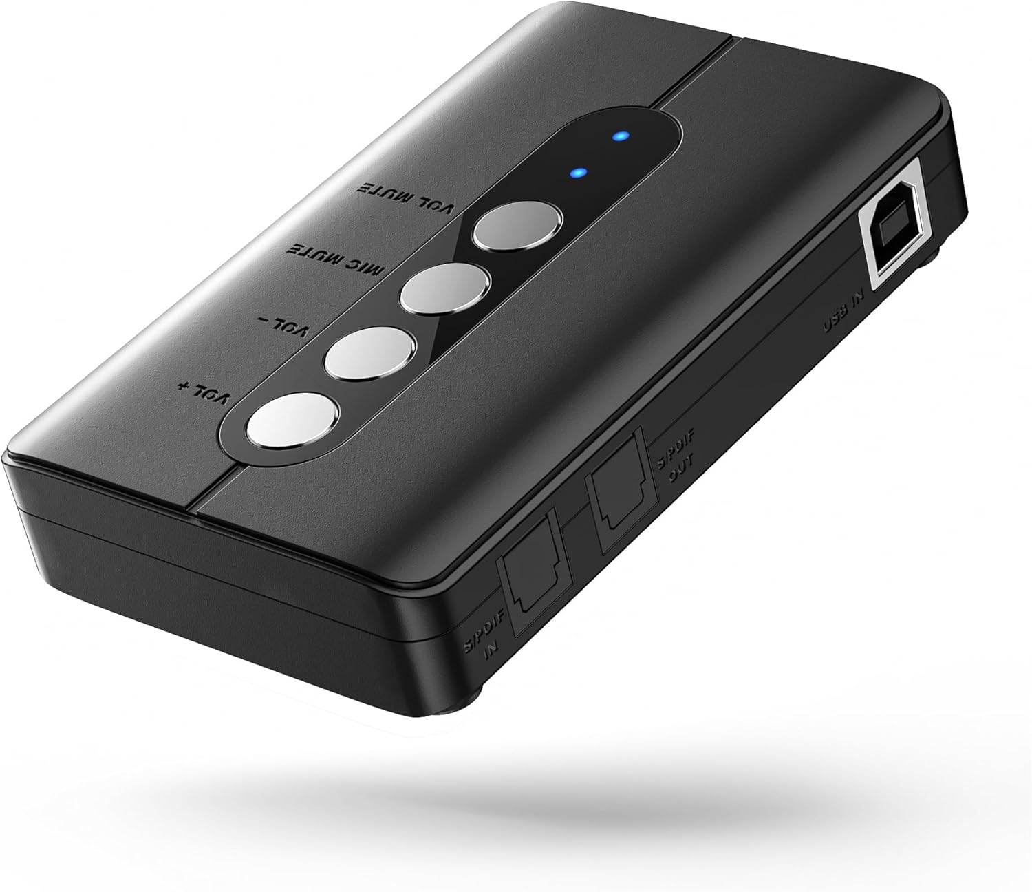Top view of DriverGenius U2AUDIO7-1 with control buttons