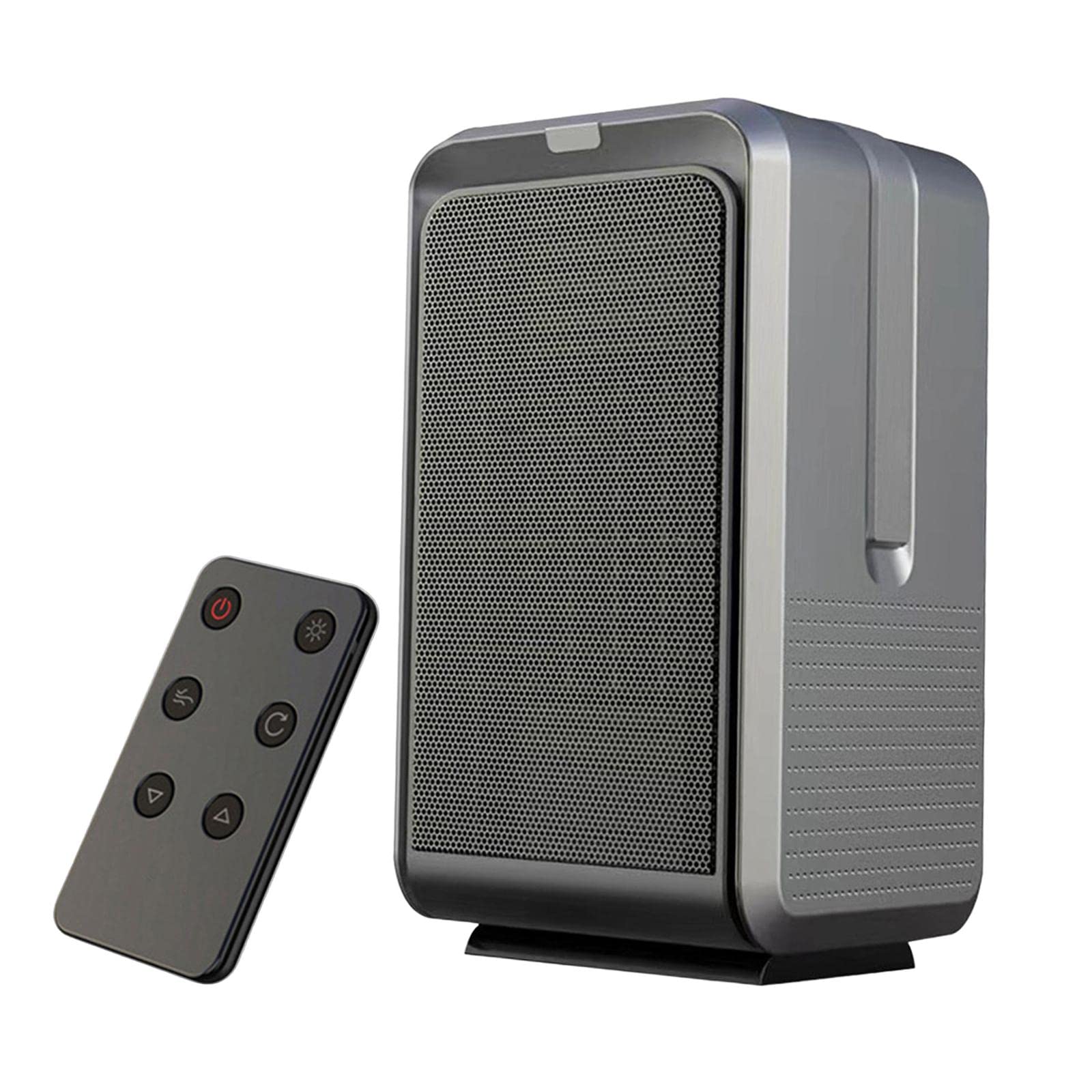 Electric Table Heater Fan Overheated Protection Remote Control Black-image-48