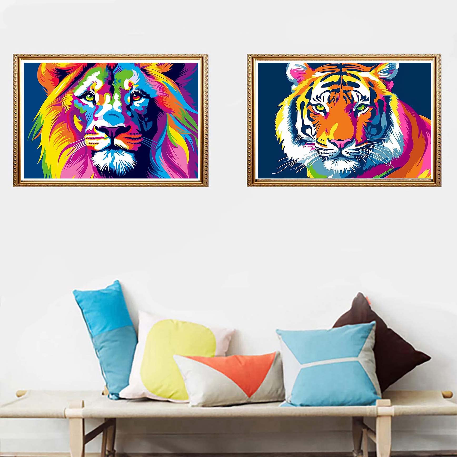 Ginfonr 5D Diamond Art Painting Delfino Kit Completo, Diamante Pittura Animale Con Kit Numerici Pittura Per Trapano Completa Con Decorazioni Da Parete Diamonds Arts 30 * 40 cm8173