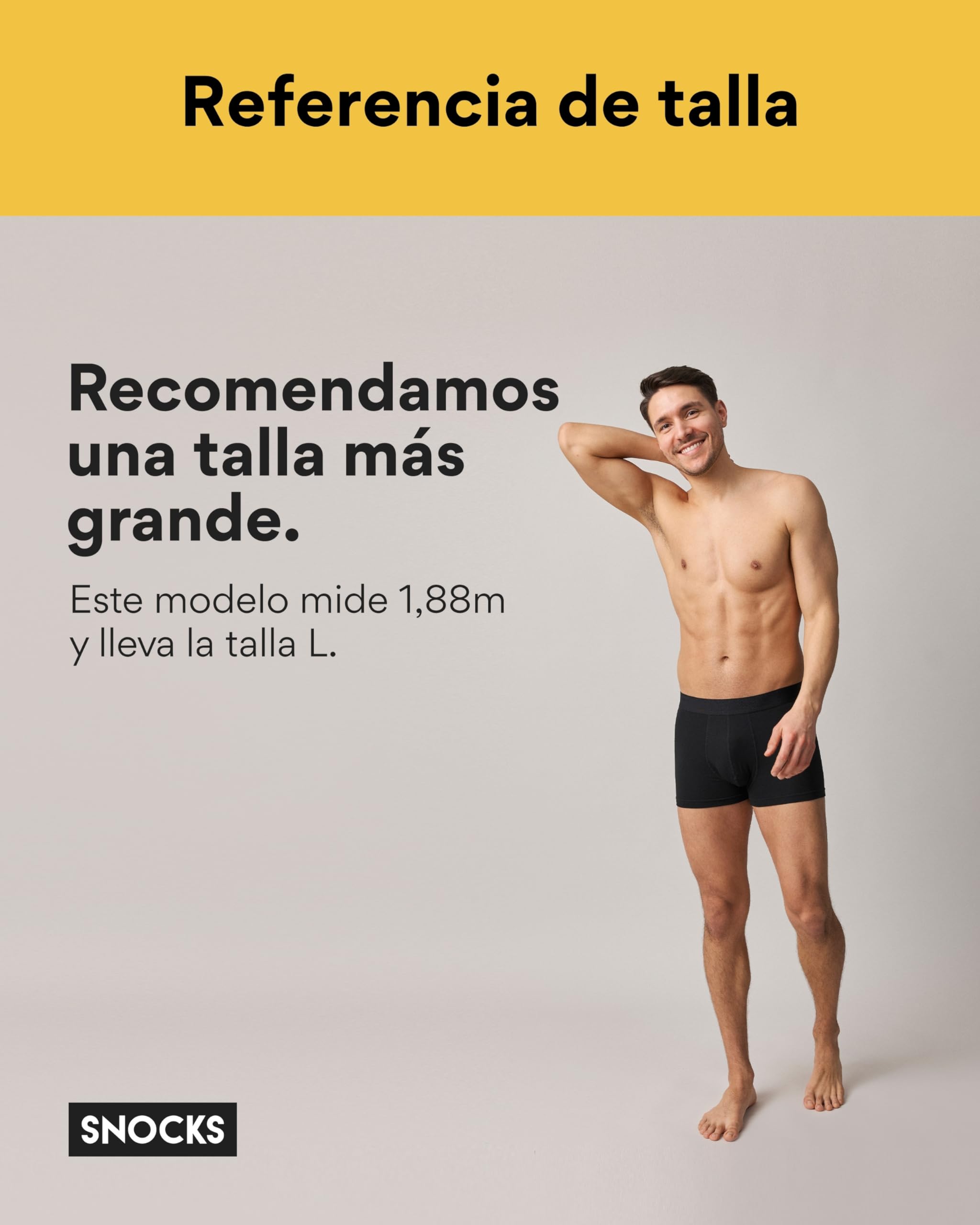 Snocks Calzoncillo Bóxer Hombre