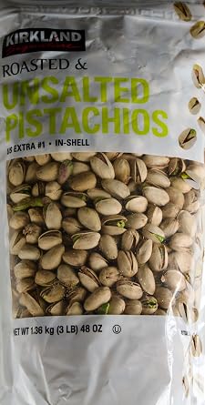 Kirkland Signature Roasted Unsalted US Extra #1 In-Shell Pistachios, 48 Ounce
