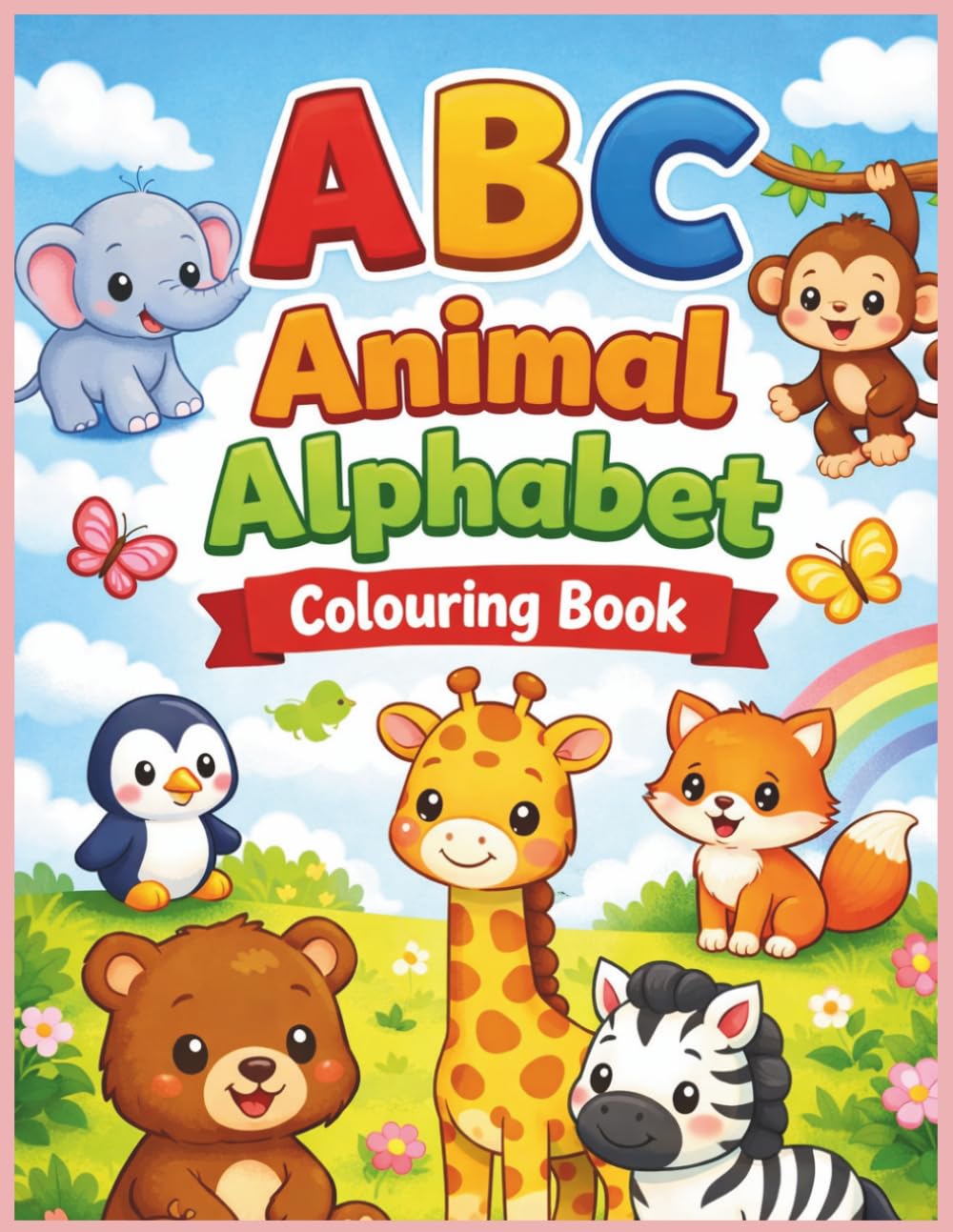 ABC Animal Alphabet Colouring Book