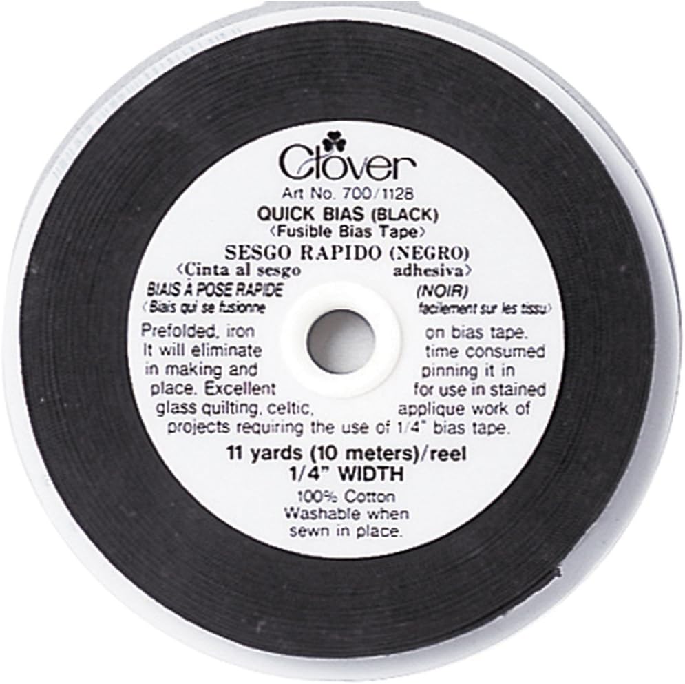 Clover Quick Bias Tape 6mm x 10m Black, 6 Amazon.co.uk Home & Kitchen