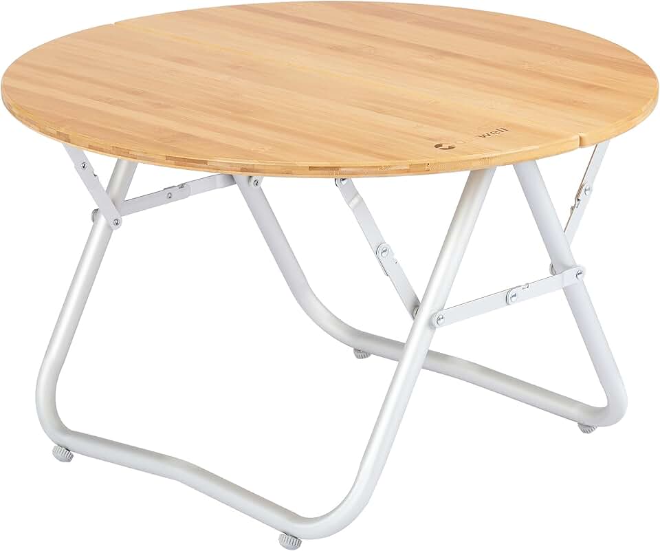 Outwell Klapptisch Kimberley, Brown, 65 x 65 x 40 cm (WxLxH), 530043