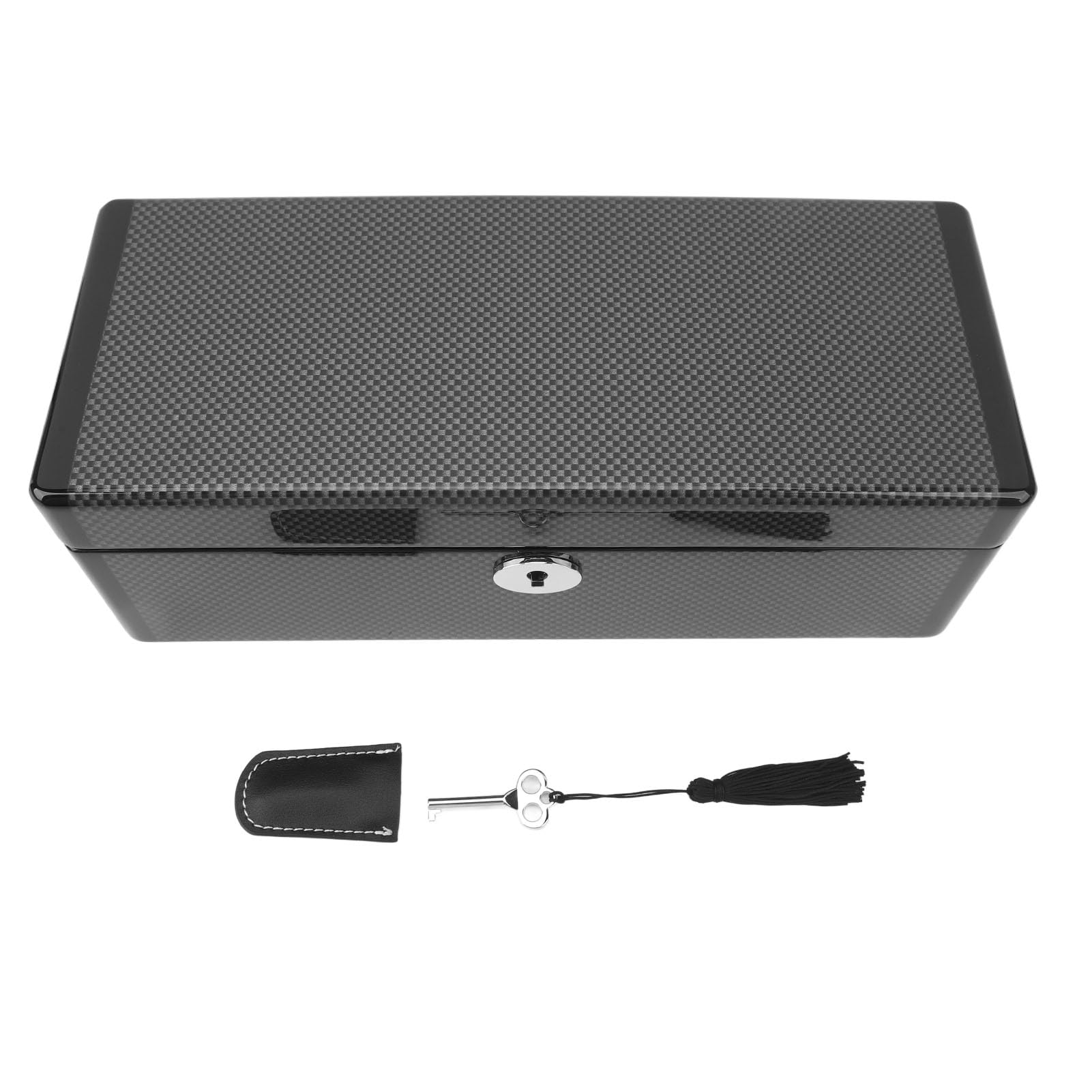 Jeanoko Scatola per Orologi Nera Squisita Organizer a 4 Slot per Orologi