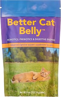 ProThrive Better Cat Belly Advanced Cat Digestive Support Supplement, Powder Prebiotics & Probiotics for Cats, Taurine Amino Acid for Immune Support, 9 Oz Bag