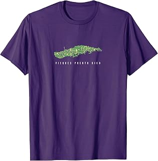 Vieques Island Map T-Shirt