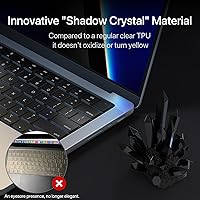 Vista 3 de Protección de teclado premium Soonjet, cubierta ultra delgada para teclado para 2025 2024 2023 2022 2021 M5/M4/M3/M2/M1 Pro/Max MacBook Pro 14/16