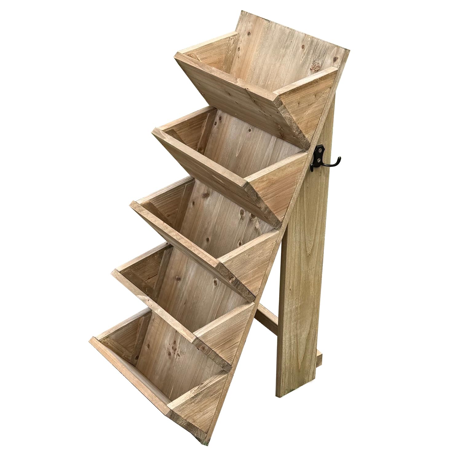 Selections Brown 5 Tier Wooden Garden Flower & Herb Planter
