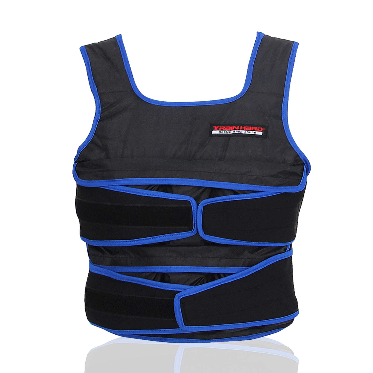 TrainHard 5 kg / 10 kg / 15 kg Verstellbare Gewichtsweste, Trainingsweste für Krafttraining, Laufen, Fitness, Cross Training