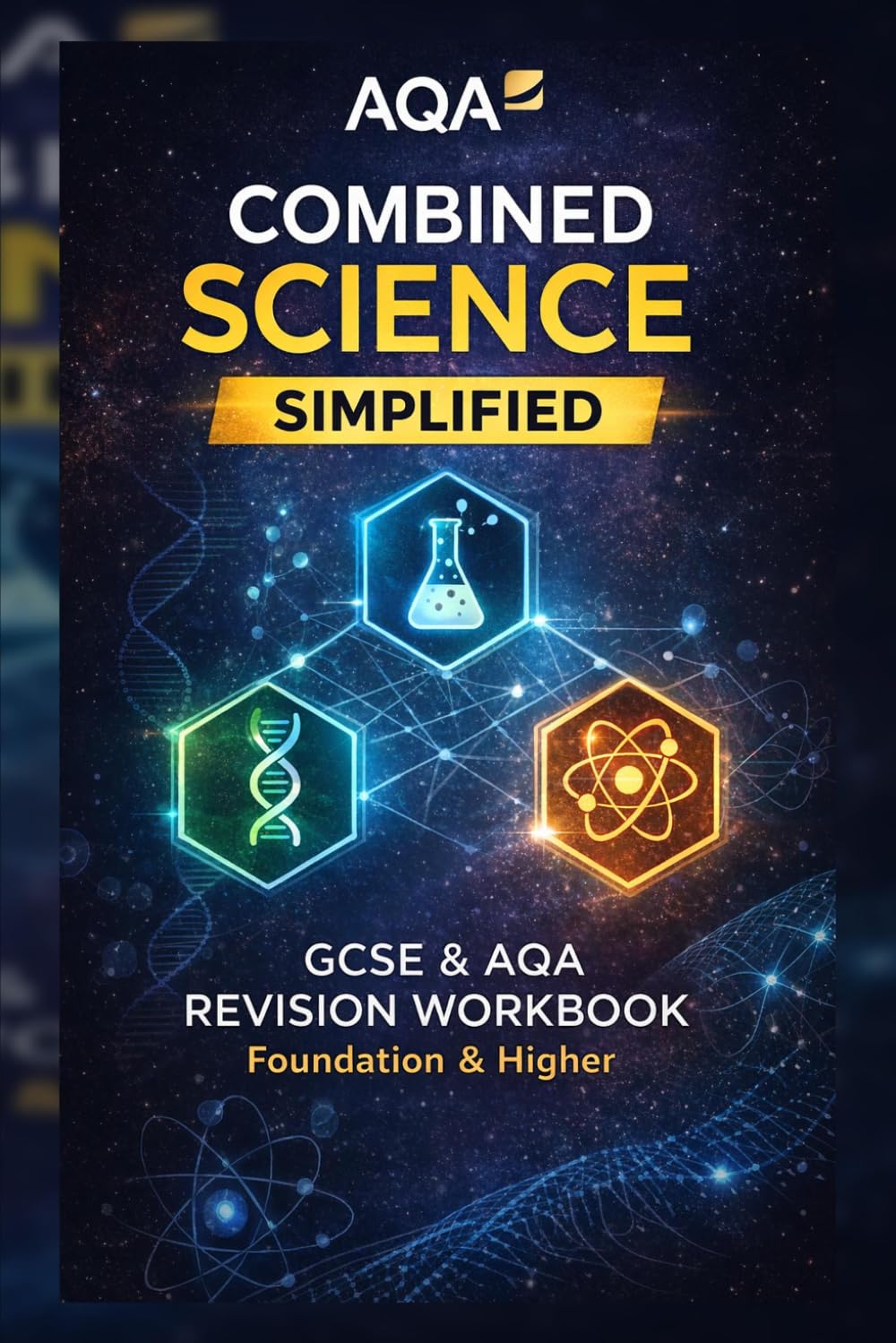 AQA GCSE Combined Science: Trilogy Workbook: Biology, Chemistry & Physics Revision Notes, Exam Questions, 6-Markers & Mark Schemes
