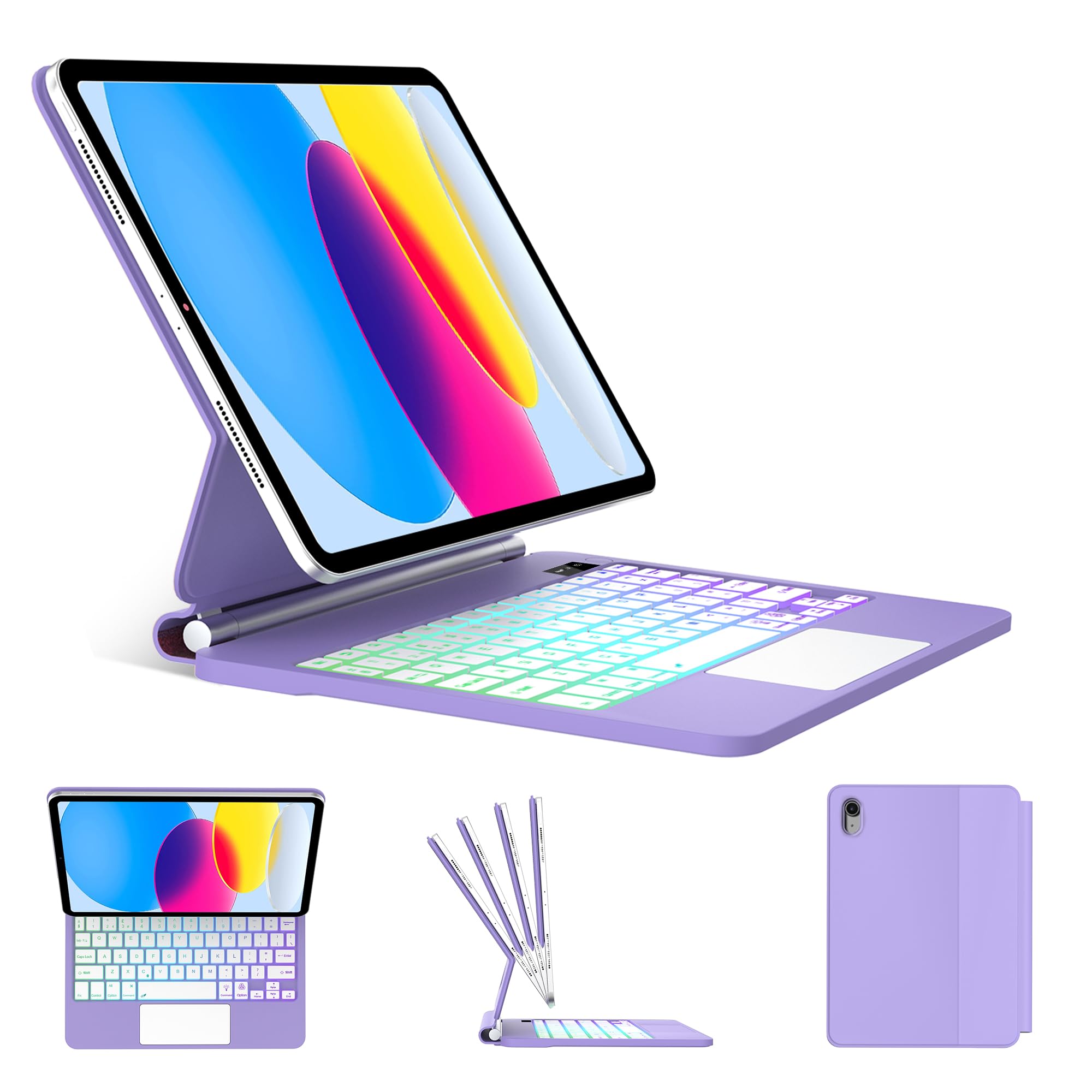 Capa Magic Keyboard Folio para iPad A16 11ª/10ª geração com