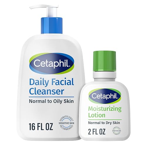 Cetaphil Daily Facial Cleanser and Face Lotion Bundle