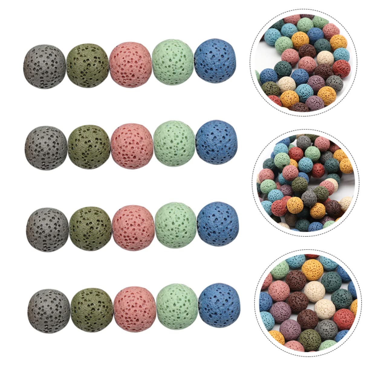 EXCEART 200piezas Abalorios De Para Cuentas Sueltas Para Manualidades y Decoración Para Pulseras y