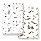 GRSSDER Stretchy Ultra Soft Jersey Knit Pack and Play Sheets 2 Pack, Portable/Mini Crib Sheets Universal Fitted for Playpen Mattress Safe and Snug, Stylish Cute Animal Print Baby Sheets