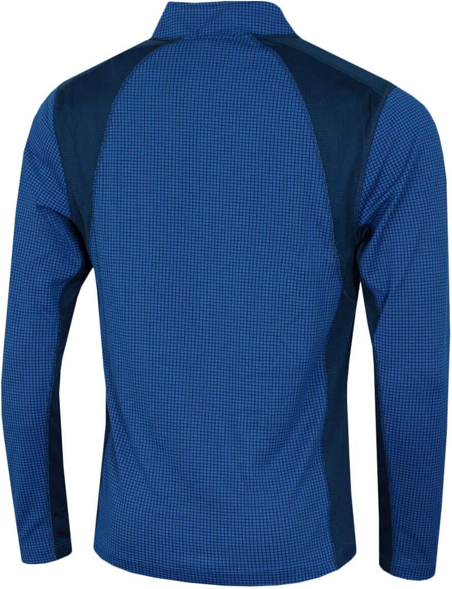 Calvin Klein Men's Micro Grid CK 1/2 Zip Mid Layer Baselayer