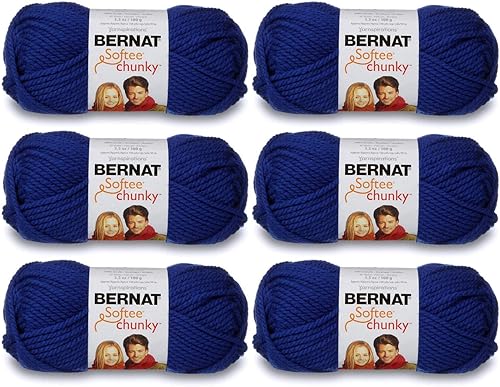 Bulk Buy Bernat Softee madeja de lana ancha (paquete de 6), Acrílico, Paquete de 6