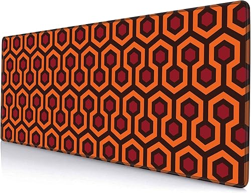 Vista 15 de Alfombrilla de mouse para juegos, base de goma antideslizante grande, alfombrilla para mouse y teclado, alfombrilla de escritorio con bordes 15