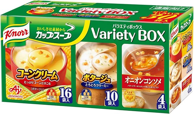 Amazon クノール カップスープ バラエティボックス 30袋入 クノール スープ 通販