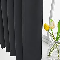 Vista 81 de MAIHER Cortina plisada para oscurecer la habitación, de 108 pulgadas, triple tejido, con aislamiento térmico, ahorro de energía, cortina plisada