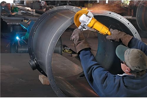 Miniatura 6 de DEWALT Angle Grinder, 7-Inch, 13-Amp, 8,000 RPM, With Dust Ejection System, Corded (DW840)