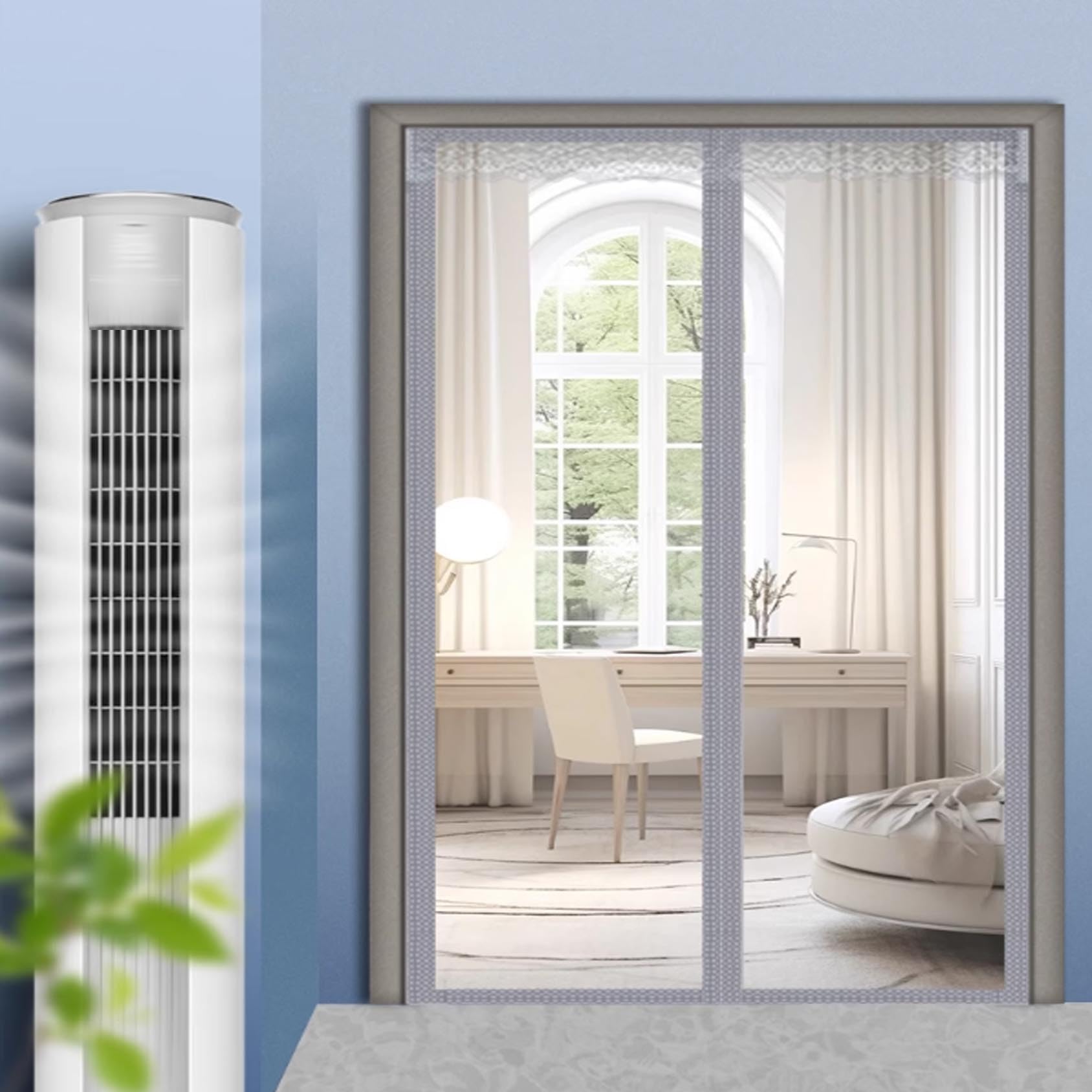 Fini le froid avec le rideau de porte magnétique isolant thermiquement pour votre chambre