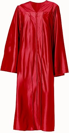 Shiny Choir Robe Loose, 51 56" - 58", Red