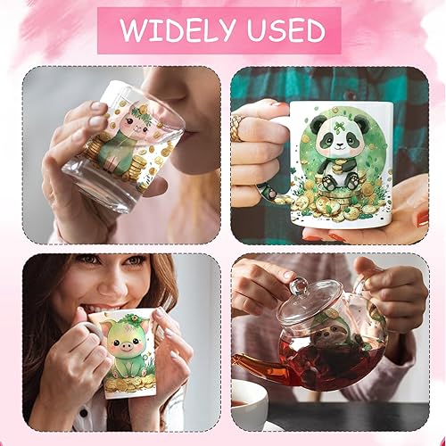 Miniatura 4 de YOKUSHI Envolturas de vasos UV DTF para 16 onzas, 15 hojas de calcomanías con temática de animales del bosque, envolturas UV DTF, calcomanías de