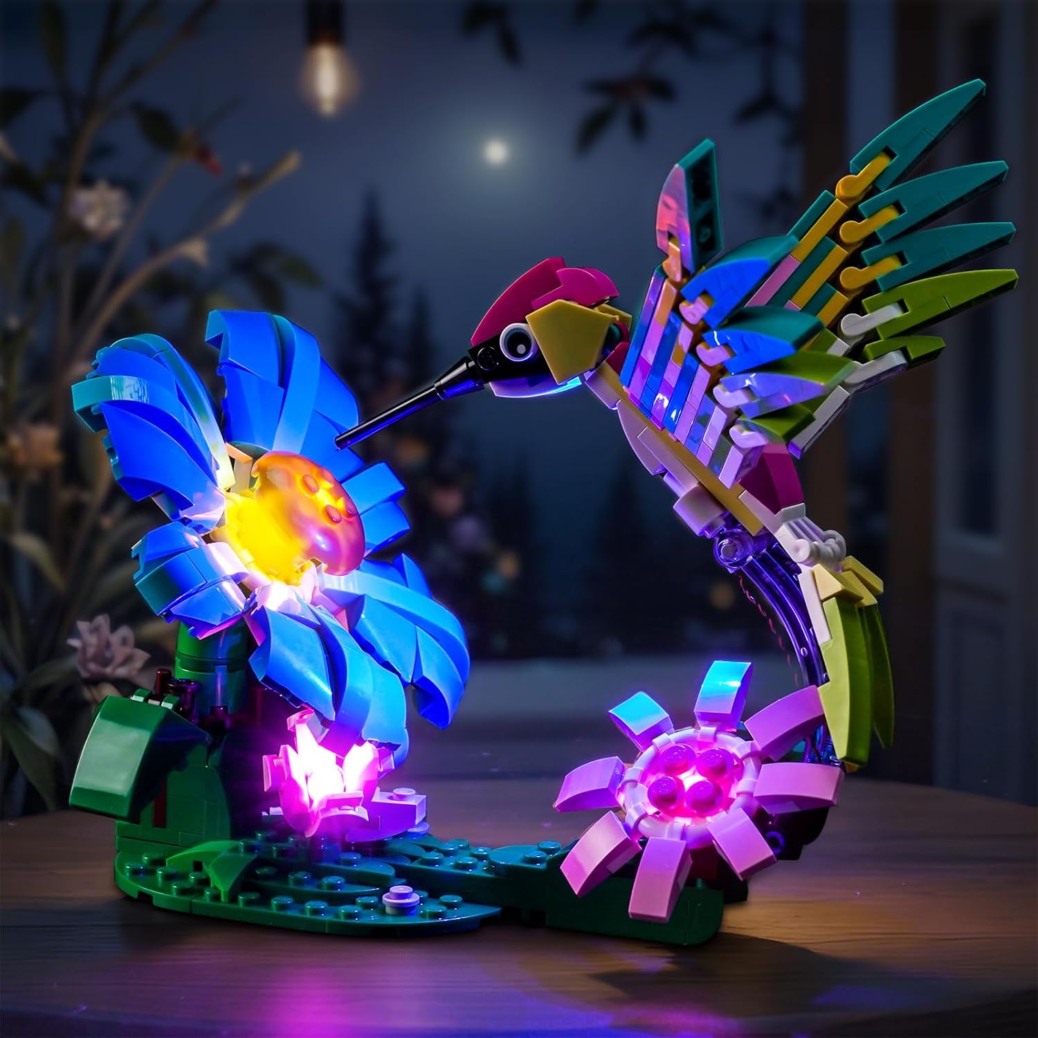 BrickBling LED Light Only, Compatible with Lego Creator 3 in 1 Wild Animals: Colorful Hummingbird 31384-Not Come with Model