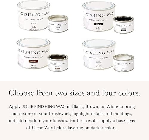 Miniatura 4 de Jolie  Capa protectora para pintura Jolie  Acabado a la cera - Capa de cera con acabado de tiza prémium  Uso en muebles de interior, armarios,