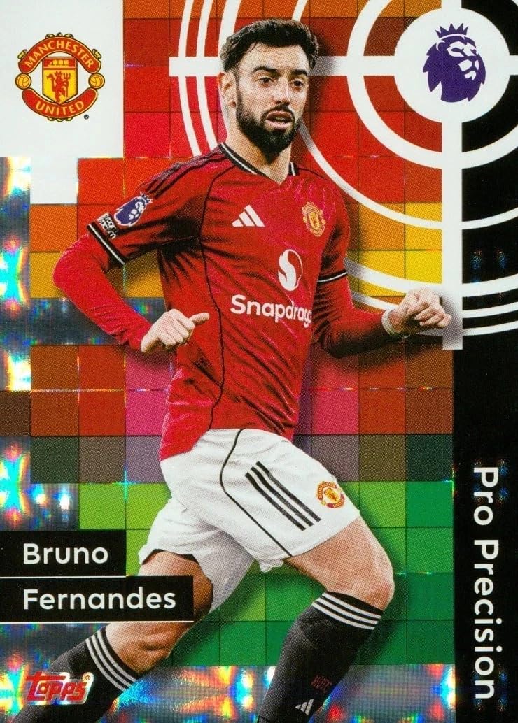 Premier League 2026 Bruno Fernandes Pro Precision Trading Card