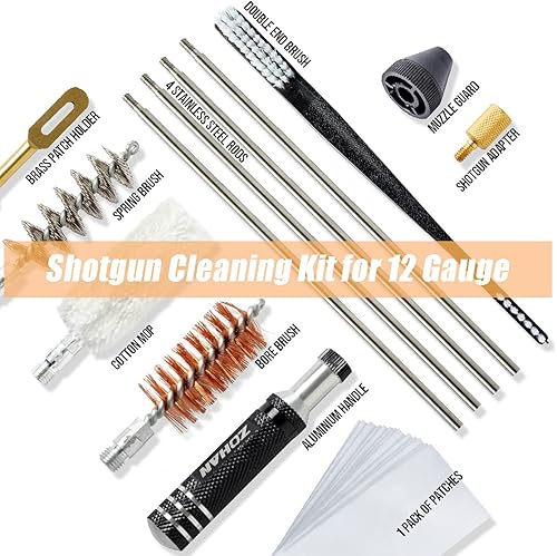 Vista 2 de ZOHAN Shotgun Cleaning Kit for 12 Gauge,Shotgun Cleaner Supplies Gun Cleaning Kit with Gun Cleaning Brush