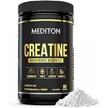 Creatine Powder - 5g Monohydrate Micronized Per Serving - Crafted for Strength & Muscle Performance - 60 Servings of Ultimate Power - Recharge in Every Scoop - Unflavored - 300g