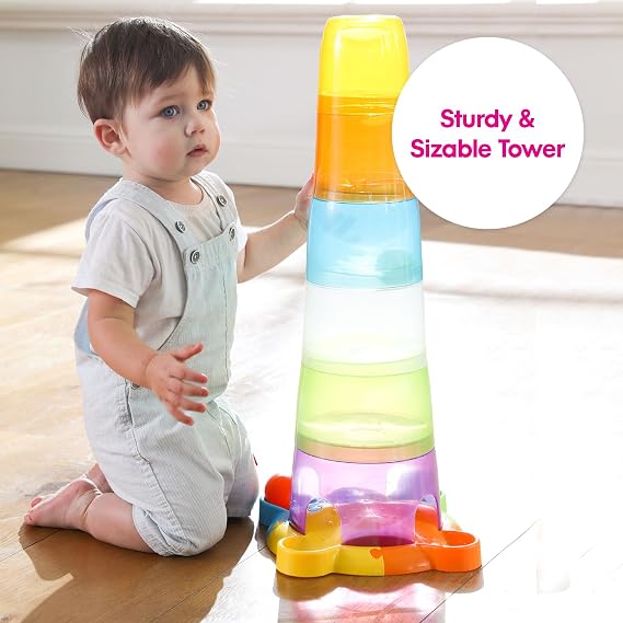 Edushape Stack & Drop Tower، متعدد