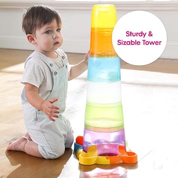 Edushape Stack & Drop Tower، متعدد