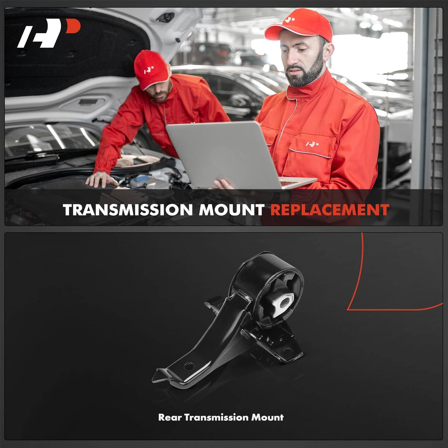 A-Premium Rear Transmission Mount Compatible with Chevrolet Malibu 2004-2010 & Pontiac G6 2005-2010 & Saturn 2007-2009